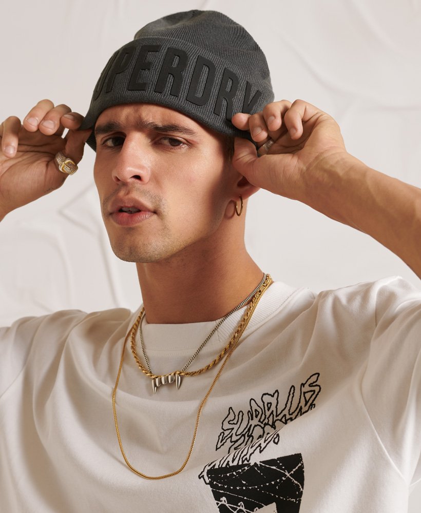 superdry beanie men's
