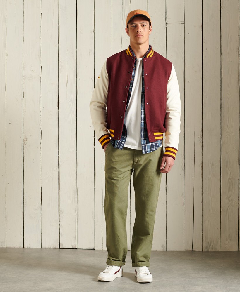 superdry burgundy jacket