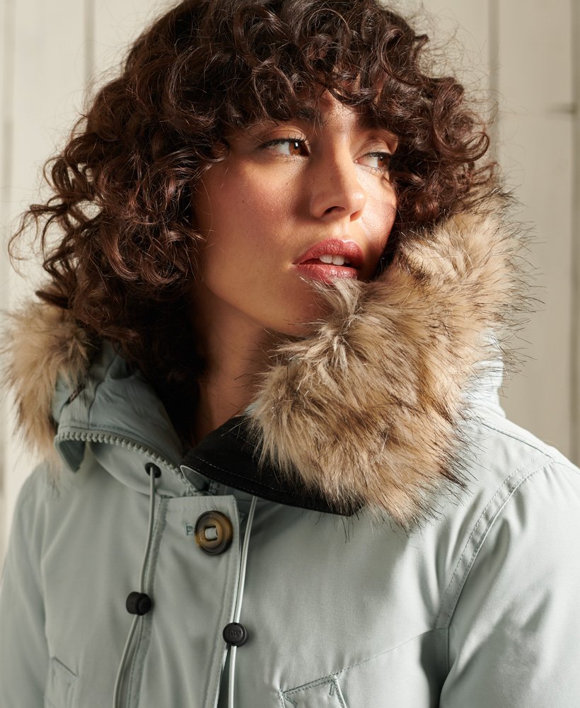 Superdry Frankie Faux Fur Lined Parka Jacket - Women's Womens Jackets
