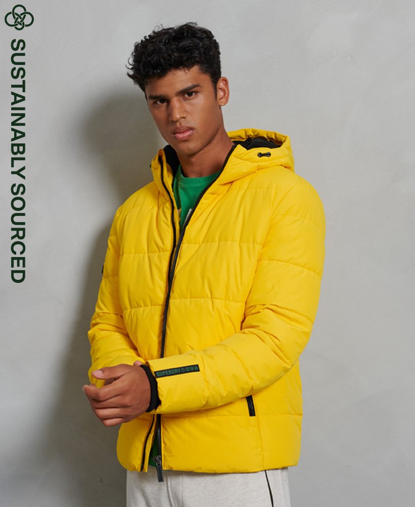 Men's - Sports Puffer in Yellow | Superdry IE