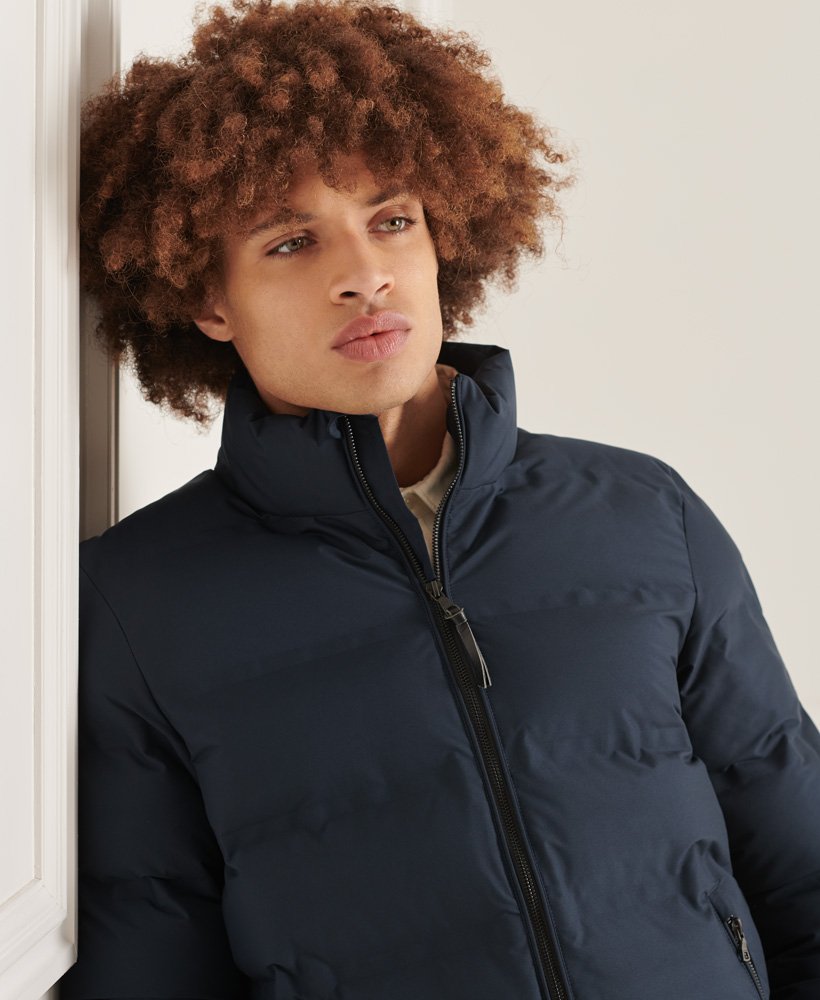 Men's Ultimate Radar Quilted Jacket in Eclipse Navy Superdry UK