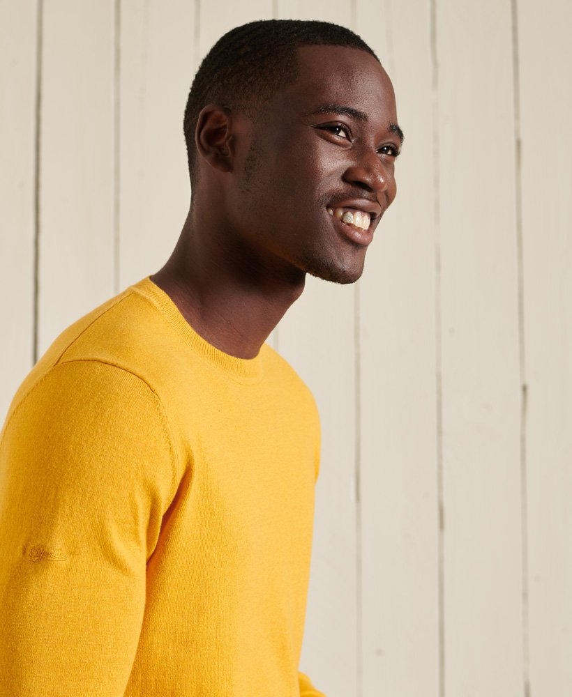 superdry yellow jumper