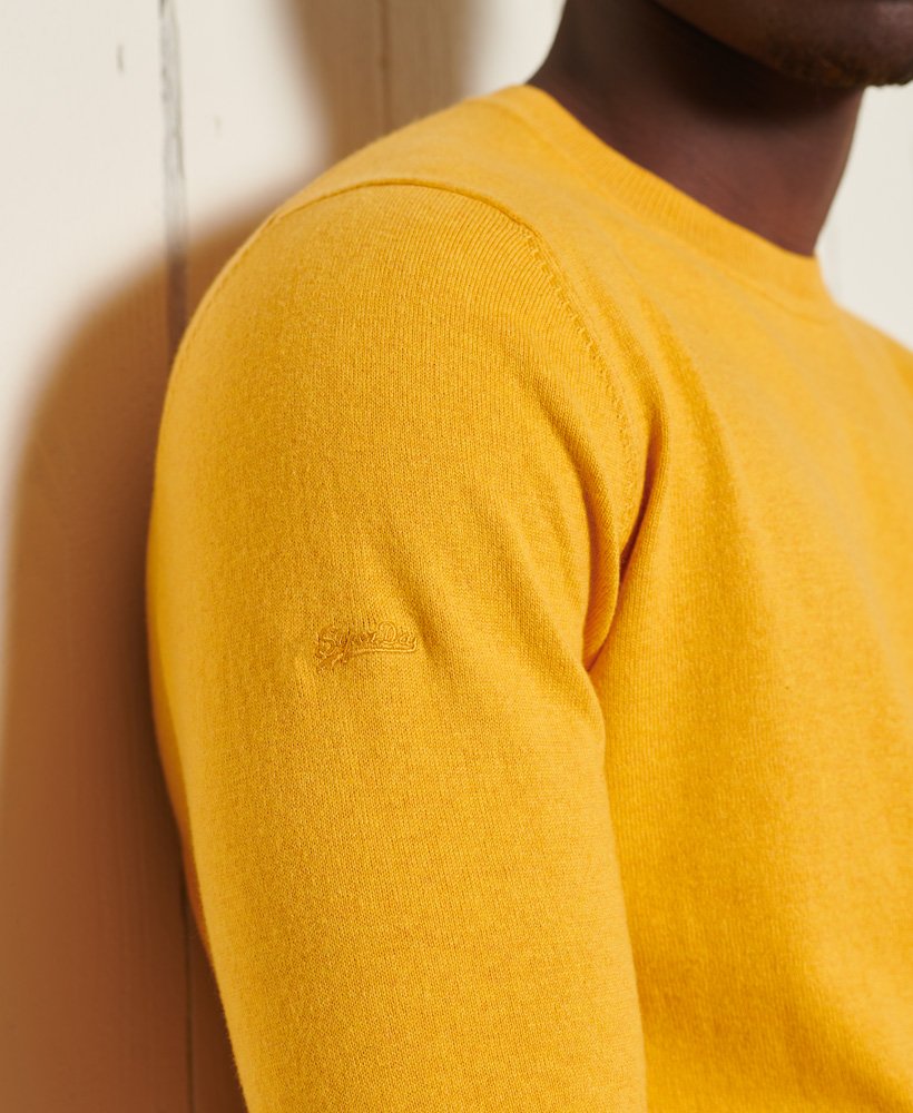 superdry yellow jumper