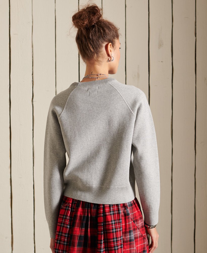 pullover mit rückenprint damen