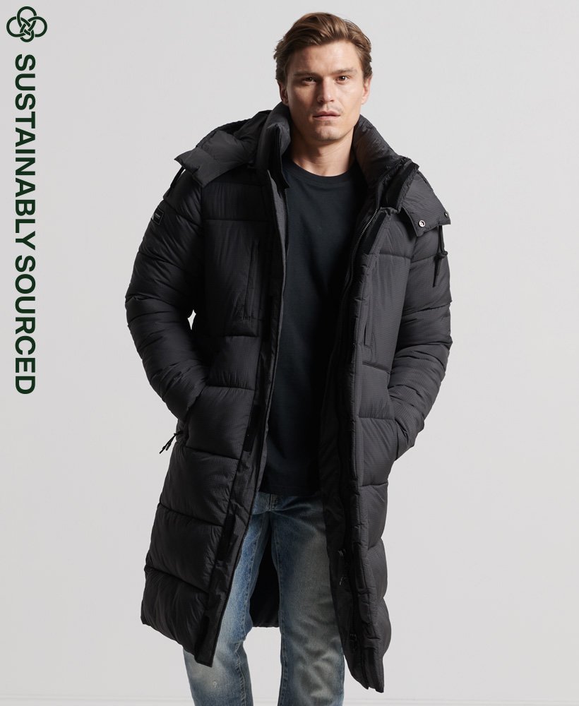 Superdry Touchline Padded Longline Coat - Men's Jackets and Coats
