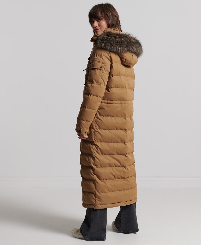 microfibre expedition longline parka coat