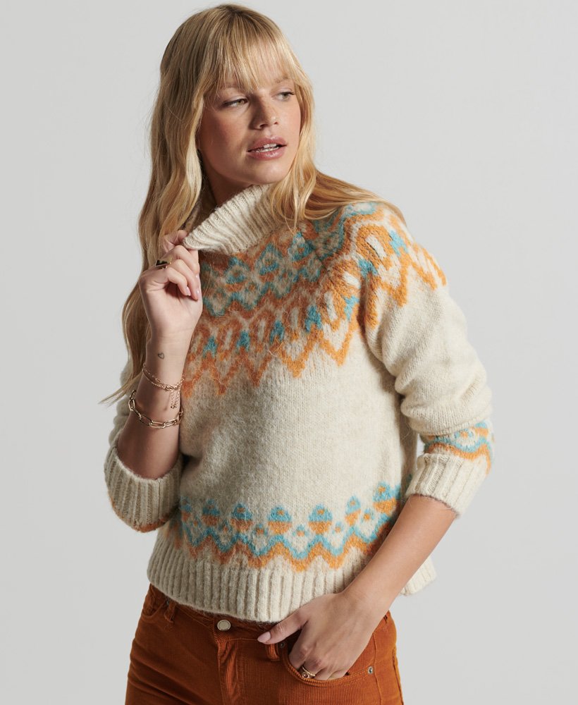 cable knit pullover