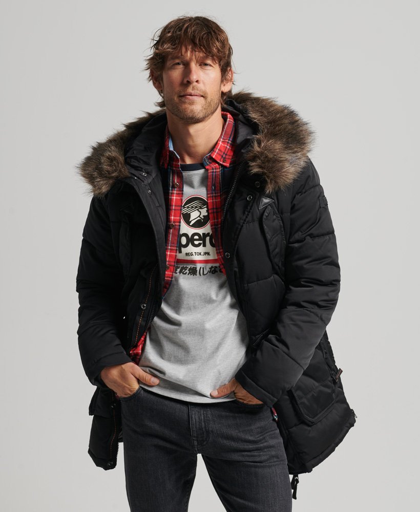 Superdry best sale parka coat