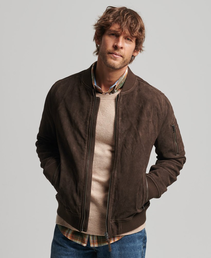 Chaqueta ante marron hombre hotsell