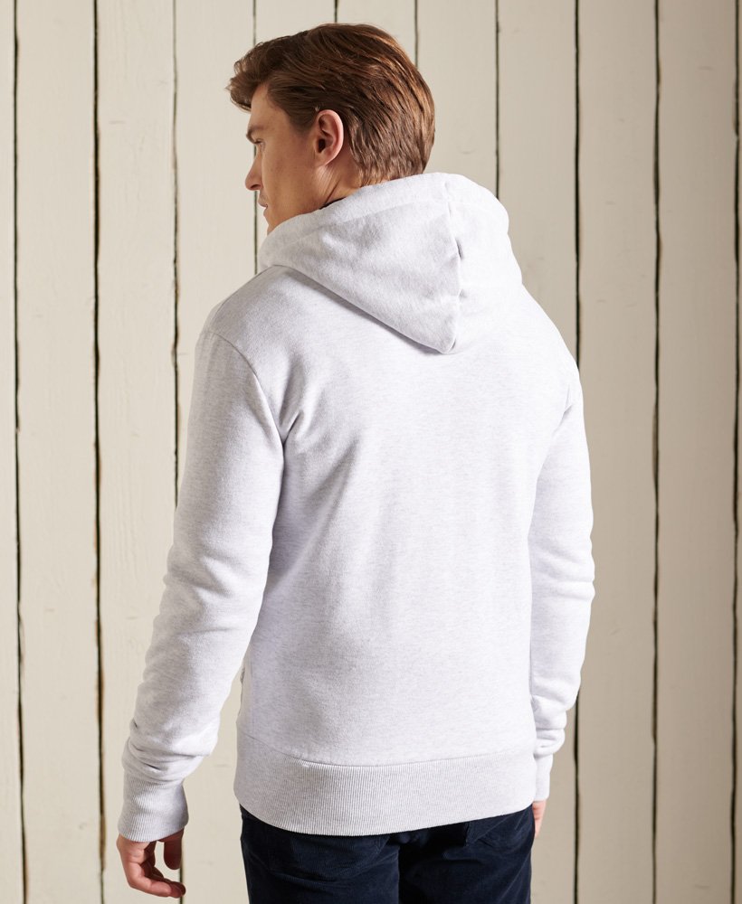 superdry track & field zip moletom com capuz