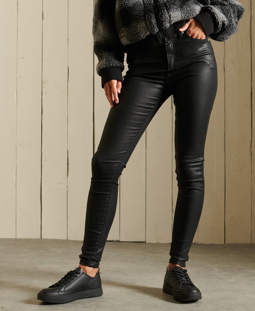 Superdry - Jean skinny taille haute - Femme Jeans pour Femme
