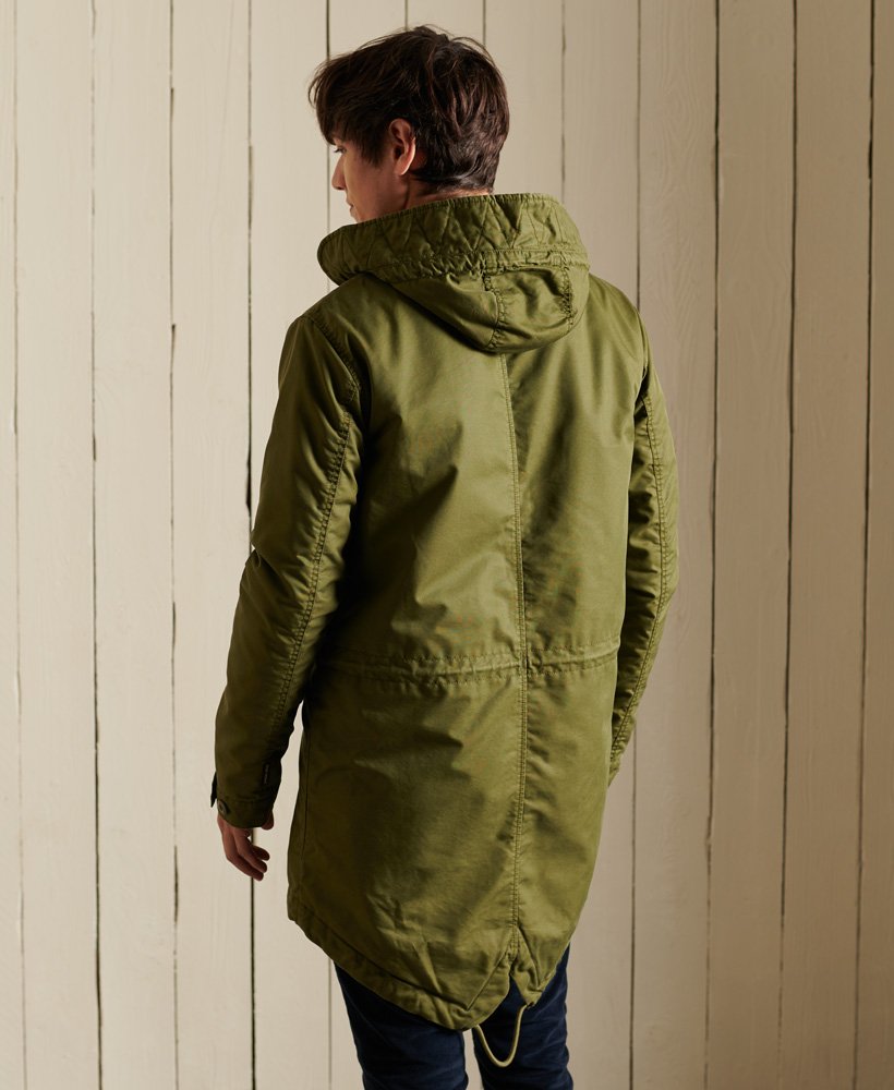 Men's Service Midweight Parka Coat in Delta Khaki