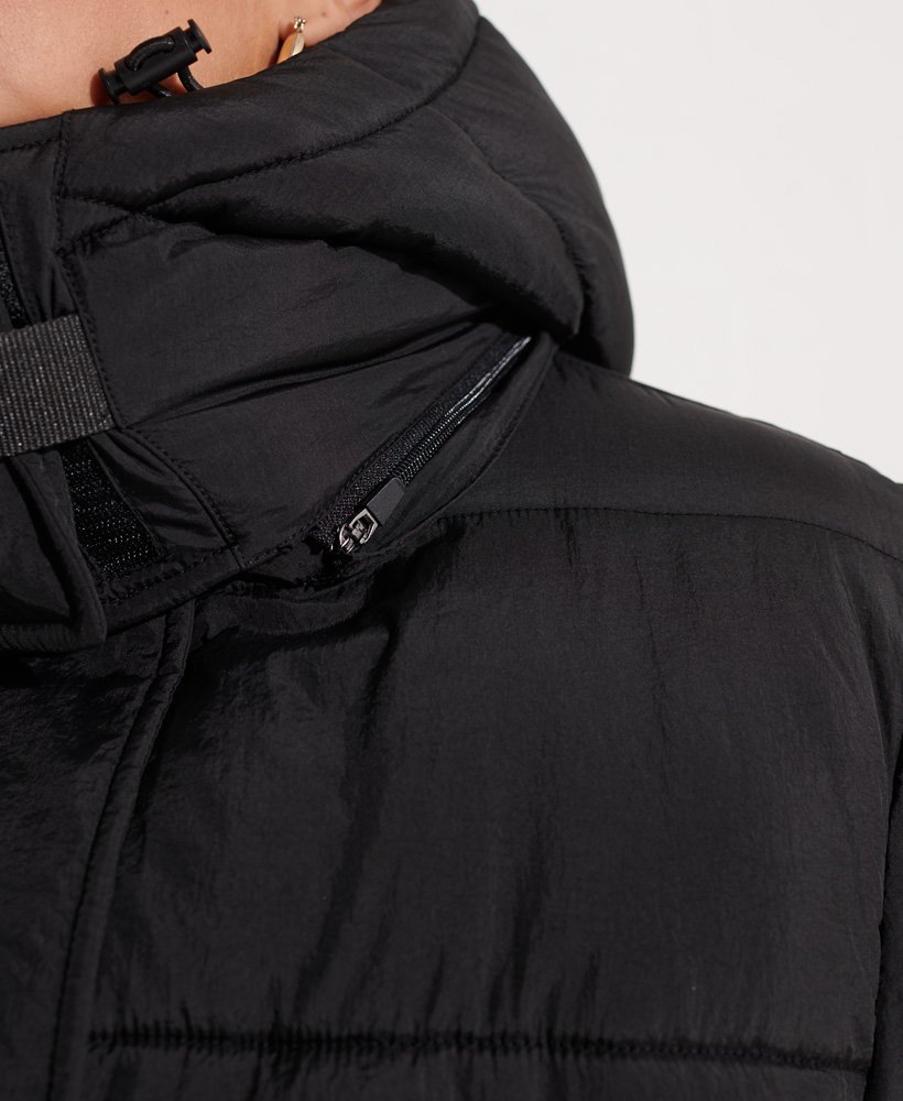 Womens - Expedition Cocoon Padded Coat in Black | Superdry