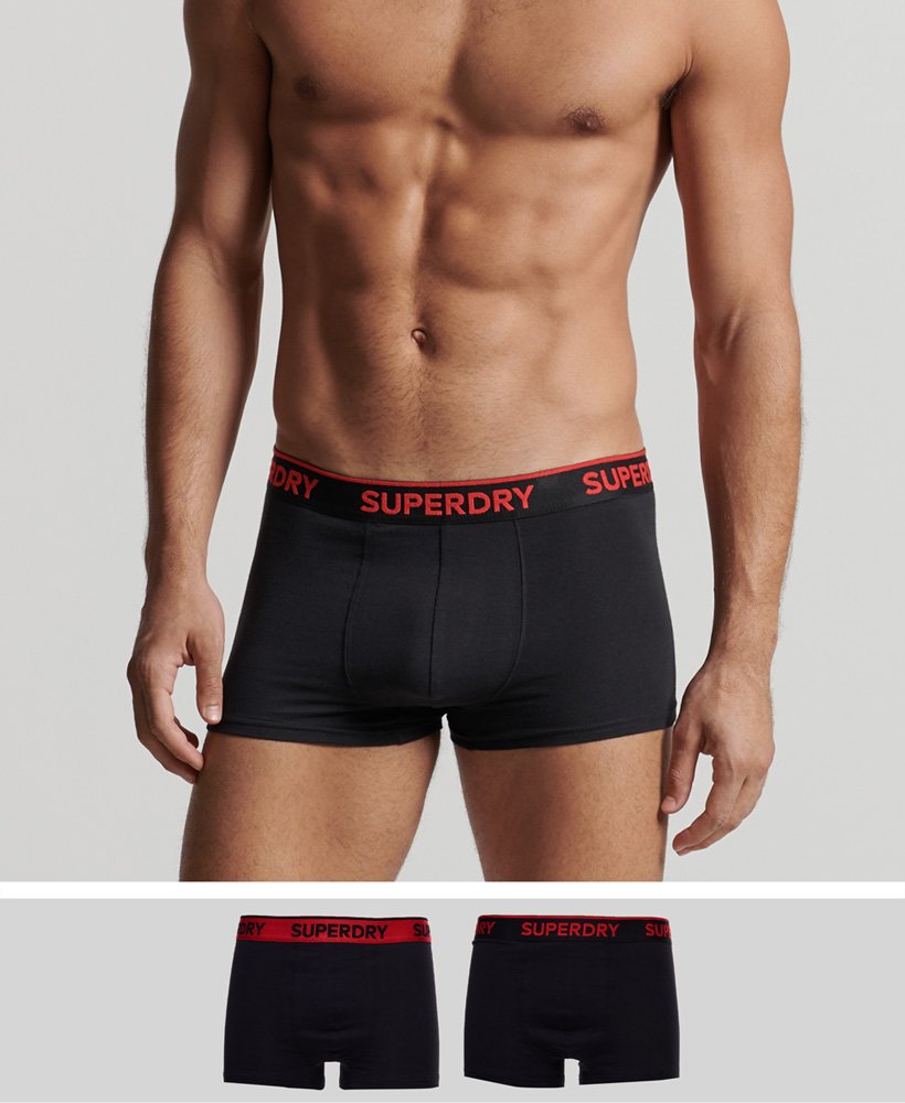 Herren Boxershorts aus Bio-Baumwolle im 3er-Pack Superdry Herren Kleidung Unterwäsche Boxershorts 