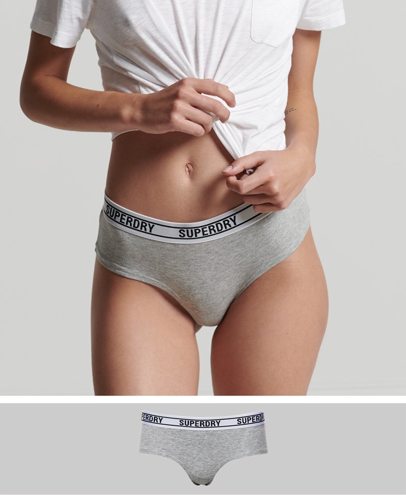 Superdry Organic Cotton Hipster Brief - Women's Womens Underwear