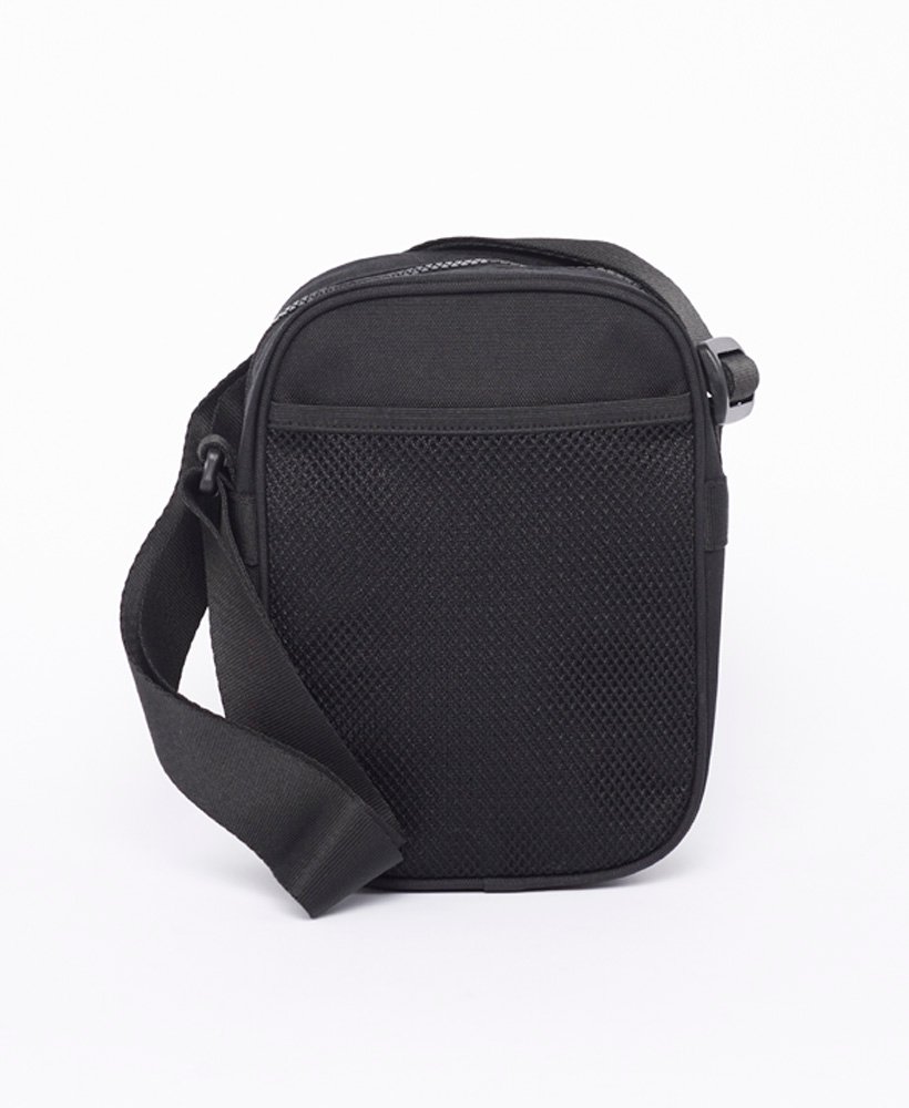 Mens - Unisex Side Bag in Black | Superdry