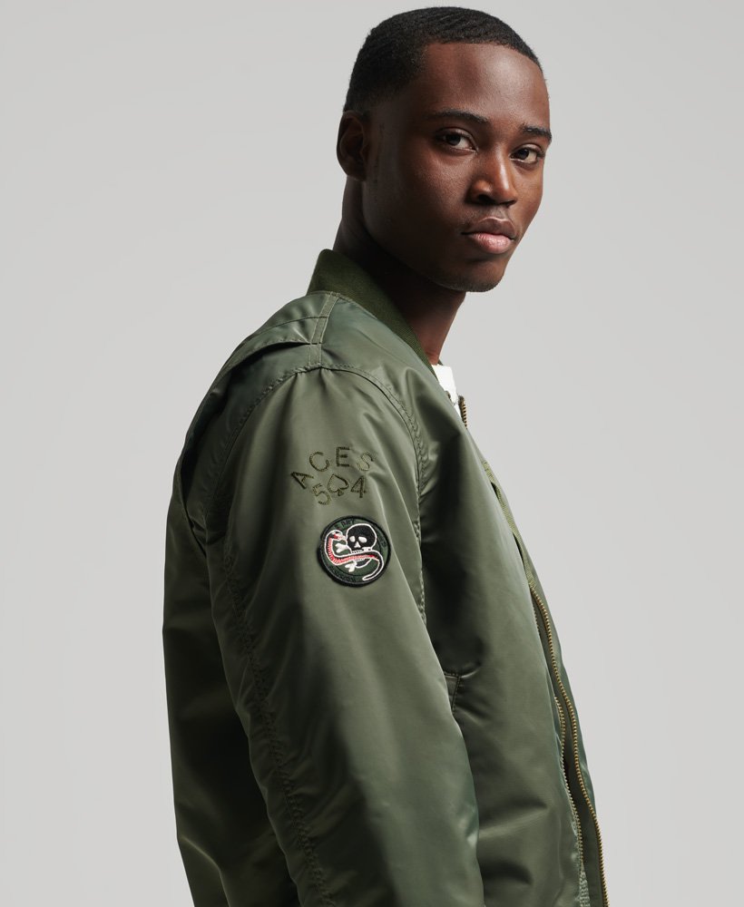 Mens - MA1 Bomber Jacket in Green | Superdry