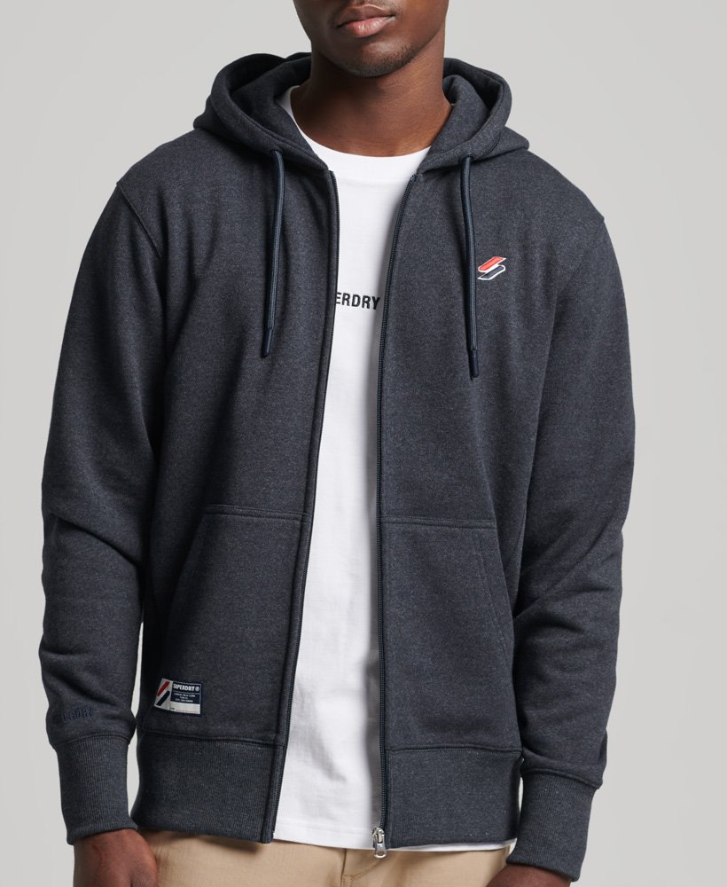 Superdry basic zip cheap hoodie