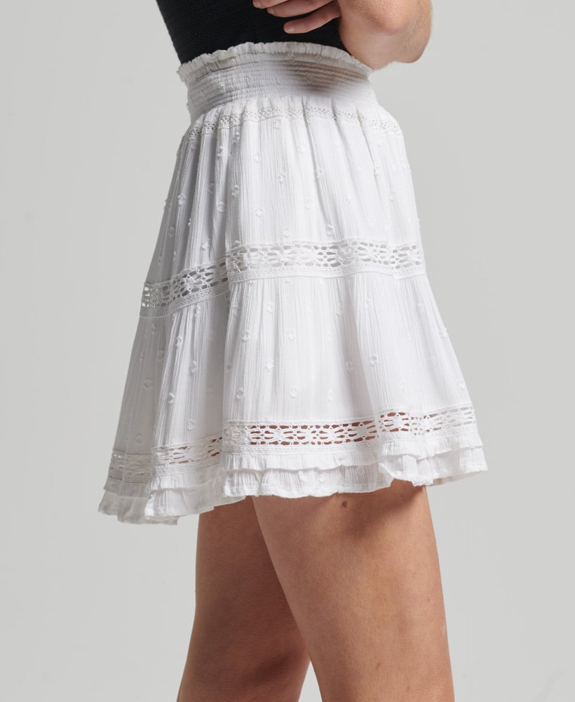 Superdry Vintage Lace Mini Skirt - Women's