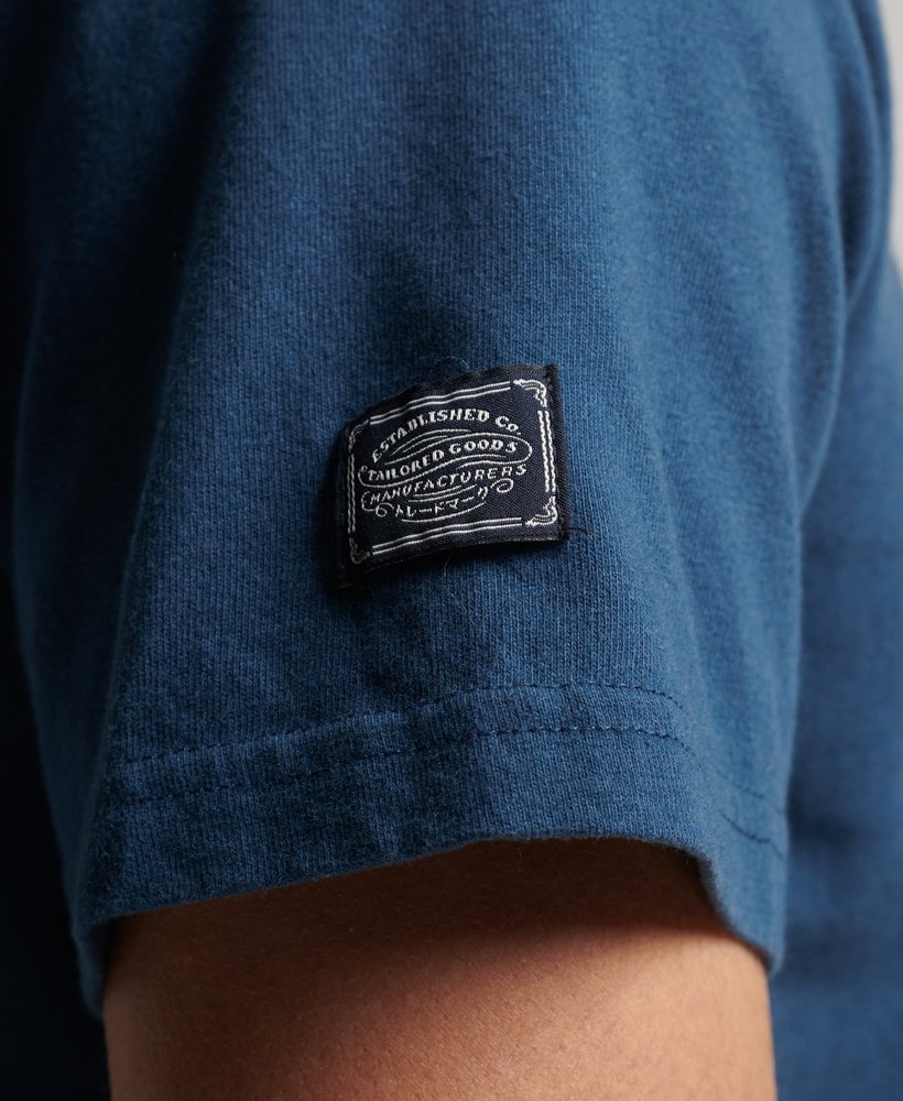 Superdry Blue Vintage Logo Narrative T-Shirt