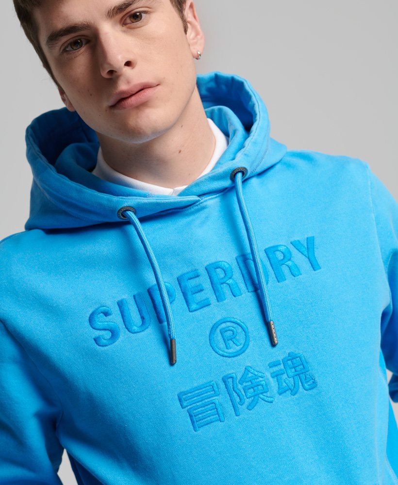 Light blue superdry hoodie online