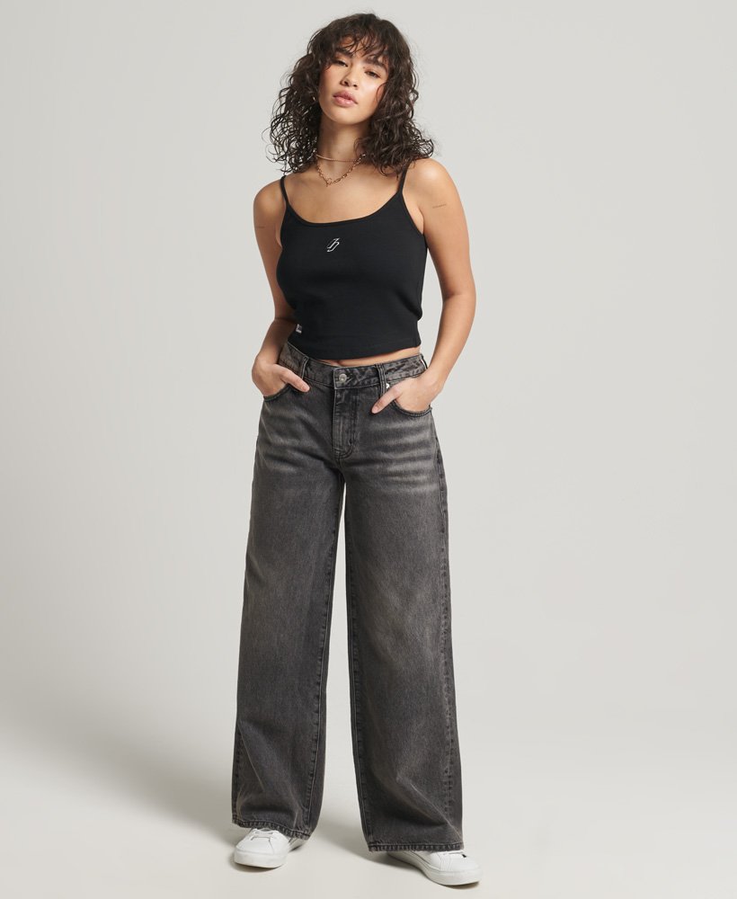 Top In Jersey Per Look Casual Canottiera Donna Superdry Code Essential Strappy Tank - Gilet In Jersey, Stile Casual E Comodo Canottiera Casual Per Estate