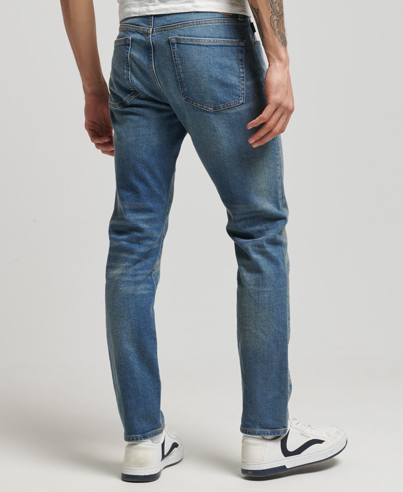 Mens - Slim Jeans in Rivington Blue Vintage | Superdry UK