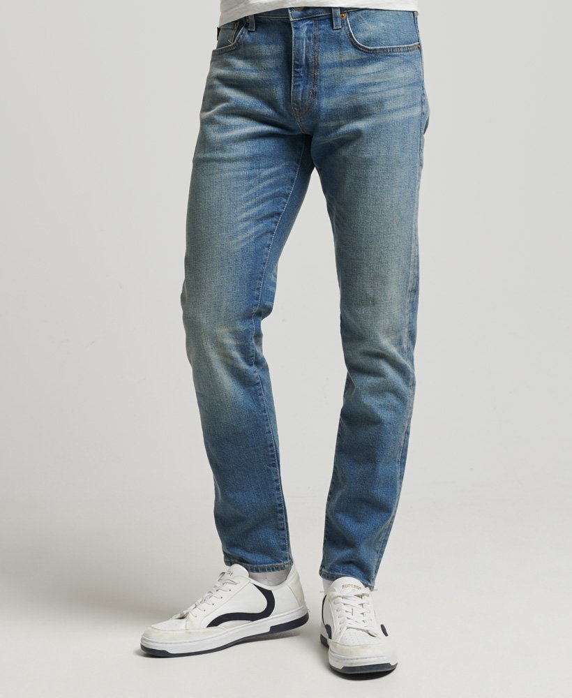 Mens - Slim Jeans in Rivington Blue Vintage | Superdry UK
