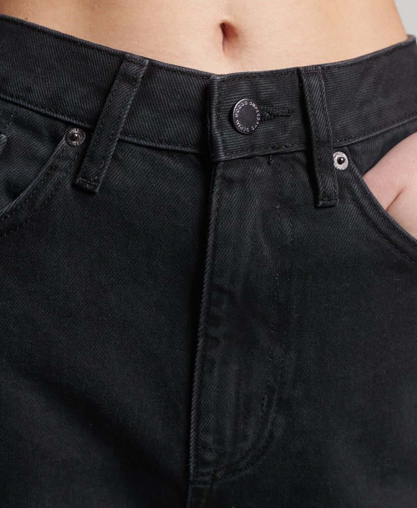 Women's - Barrel Pants in Washed Black | Superdry IE