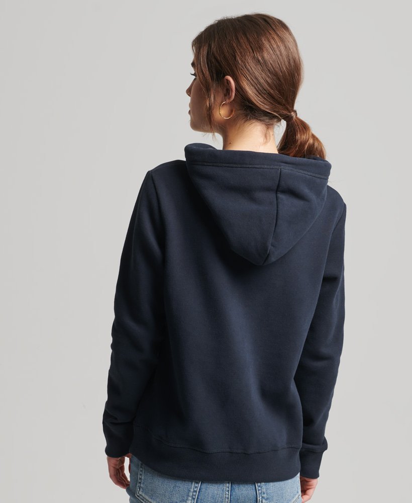 Superdry Womens Organic Cotton Vintage Logo Embroidered Hoodie | eBay