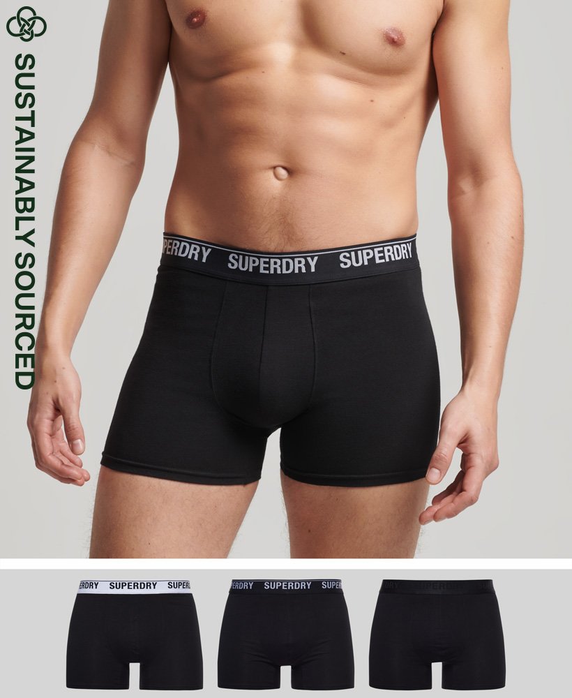 Boxer in confezione da tre Superdry Uomo Abbigliamento Intimo Boxer shorts 