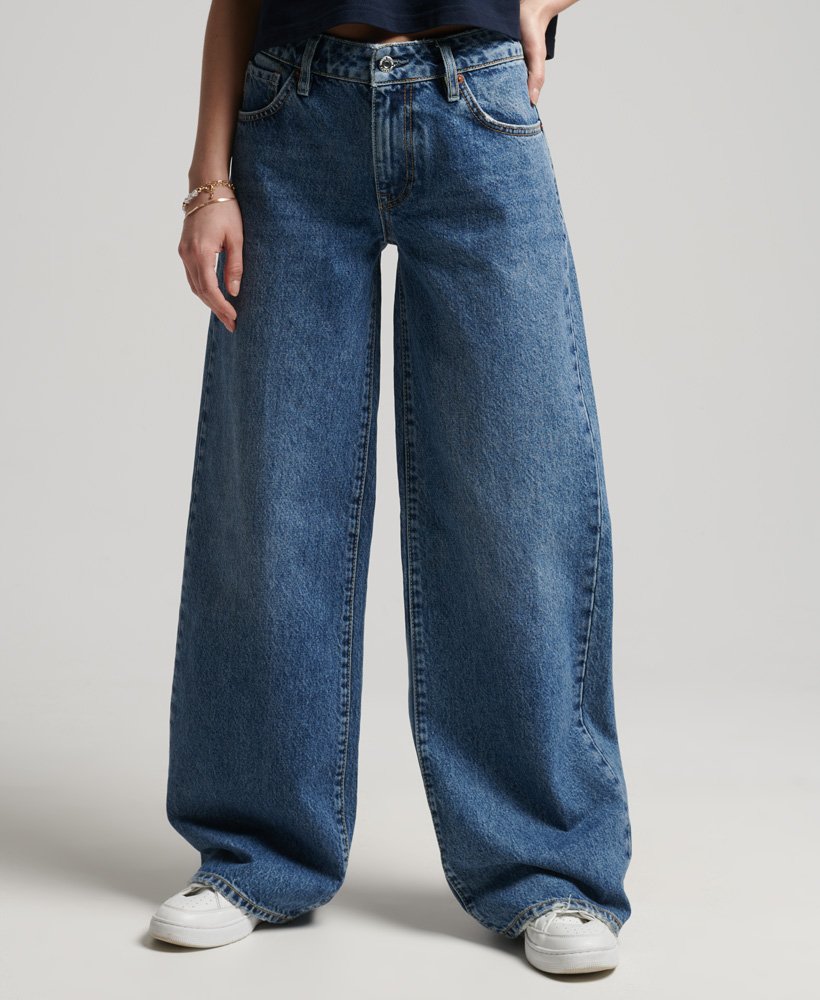 Womens - Vintage Baggy Jeans in Dayle Vintage Wash | Superdry