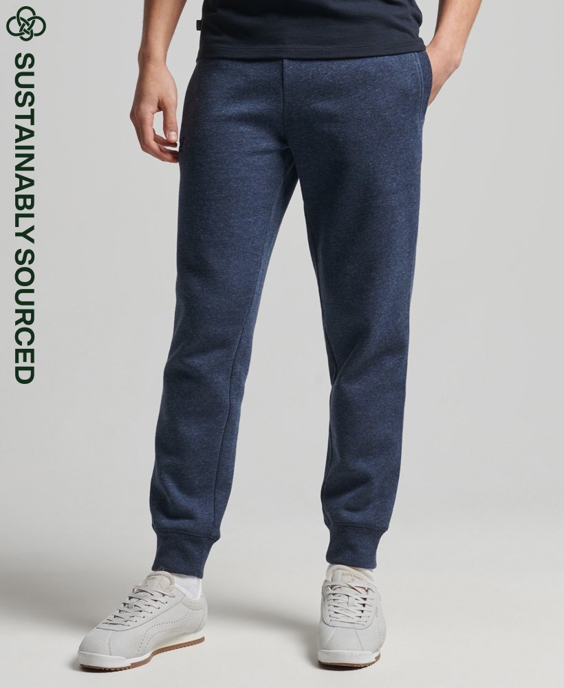Joggers in cotone biologico con ricamo Vintage Logo Superdry Uomo Abbigliamento Pantaloni e jeans Pantaloni Joggers 