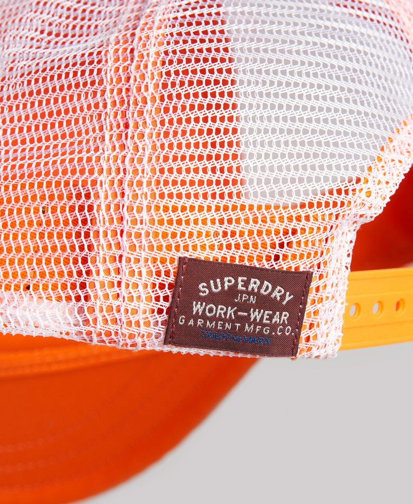 Women's Unisex Vintage Surf Baseball Cap in Denver Orange