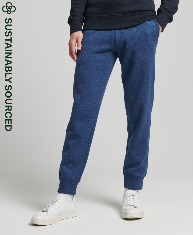 Joggers in cotone biologico con ricamo Vintage Logo Superdry Uomo Abbigliamento Pantaloni e jeans Pantaloni Joggers 