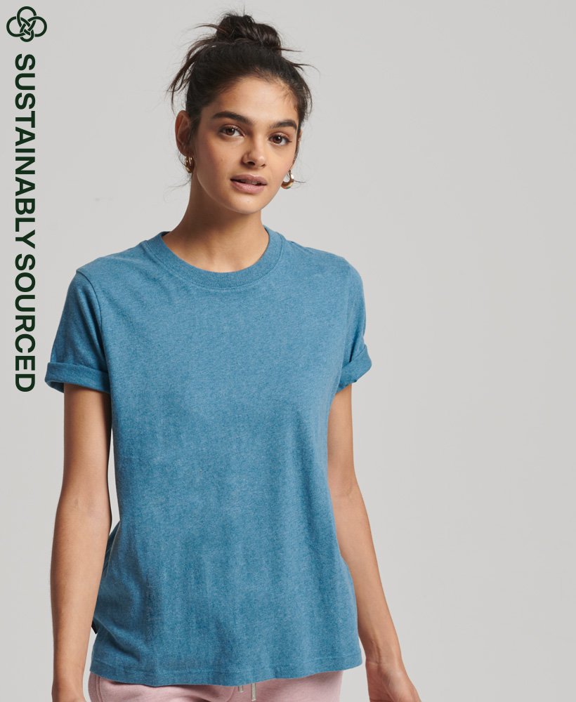 Dames Kleding voor voor Tops voor Overhemden Esprit T-shirt Van 100% Biologisch Katoen in het Blauw 