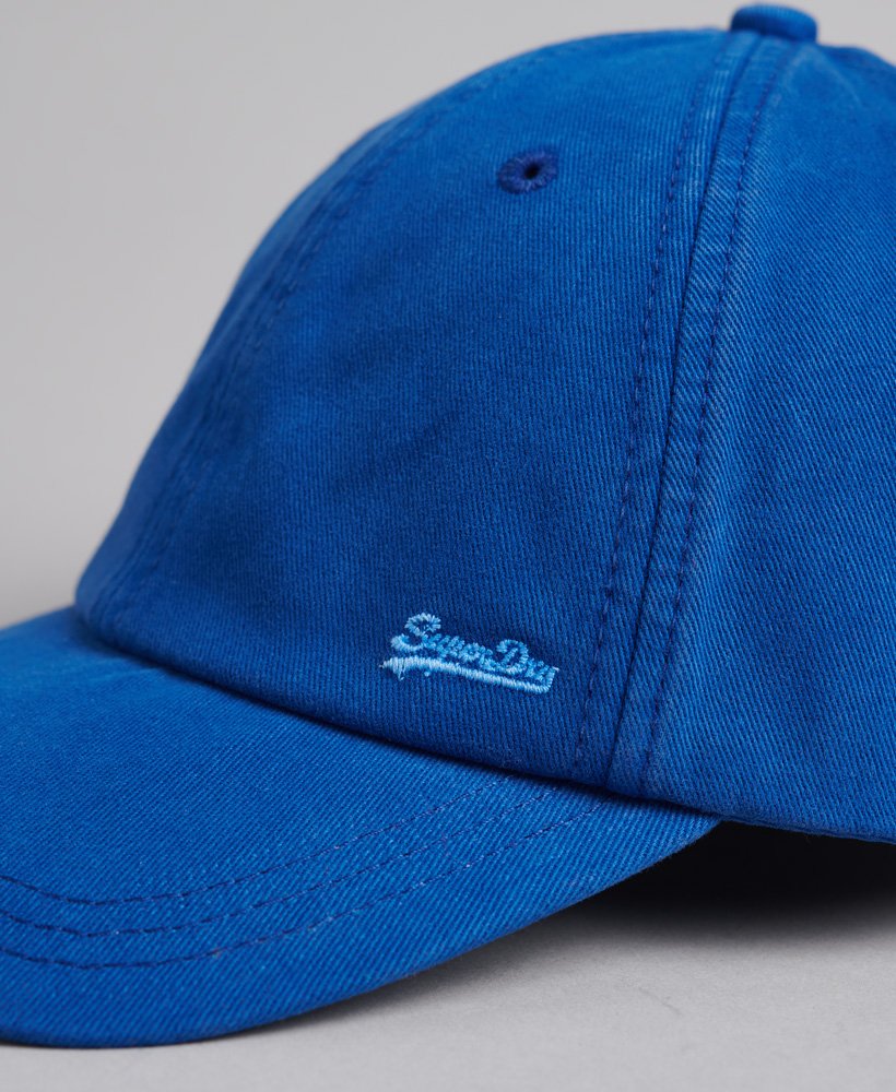 Mens Vintage Embroidered Cap in Blue Superdry