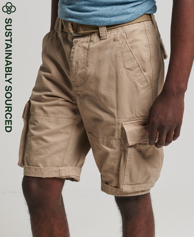 Heren Kleding voor voor Shorts voor Cargoshorts Superdry Korte Broek Vintage Core Cargo Short in het Naturel voor heren 