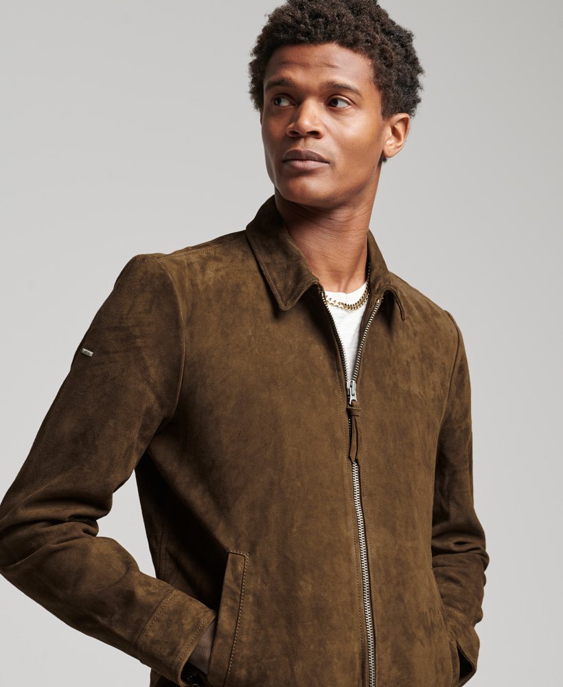 Superdry Indie Coach Suede Jacket - Men's Jackets and Coats