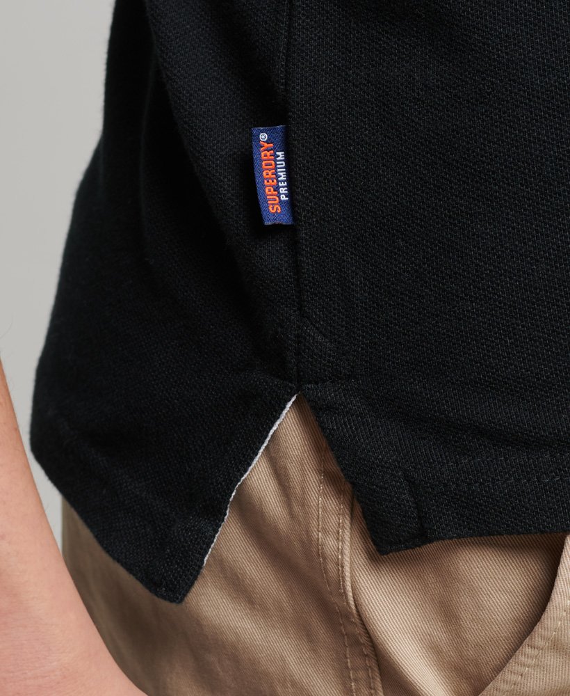 Superdry UK Organic Cotton Applique Classic Fit Polo Shirt - Mens Sale ...