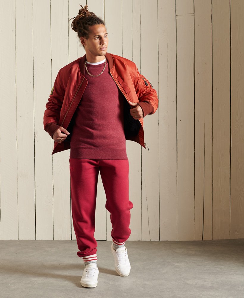 Felpa girocollo con ricamo Vintage Logo da Uomo Superdry