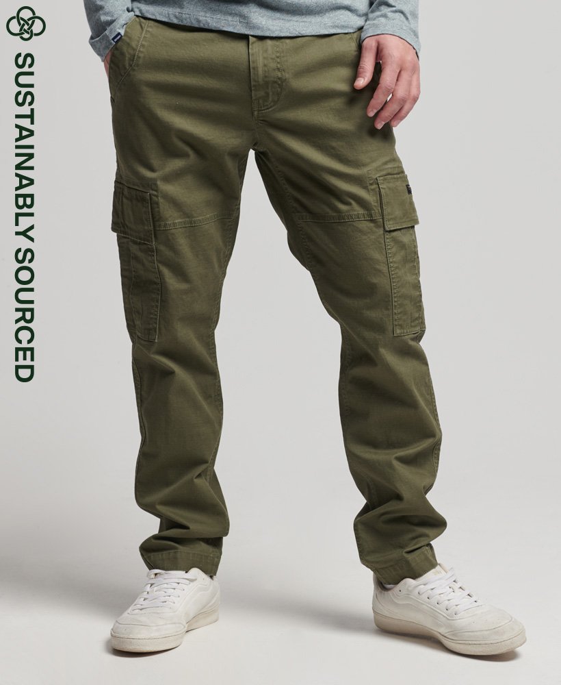 mens cargo trousers superdry