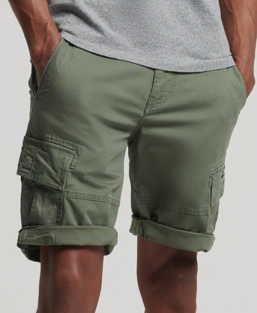 Superdry Korte Broek Core Cargo Shorts in het Naturel voor heren Heren Kleding voor voor Shorts voor Cargoshorts 