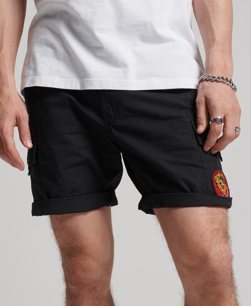 Superdry Patched Alpha Cargo Shorts Mens Shorts - Men\'s