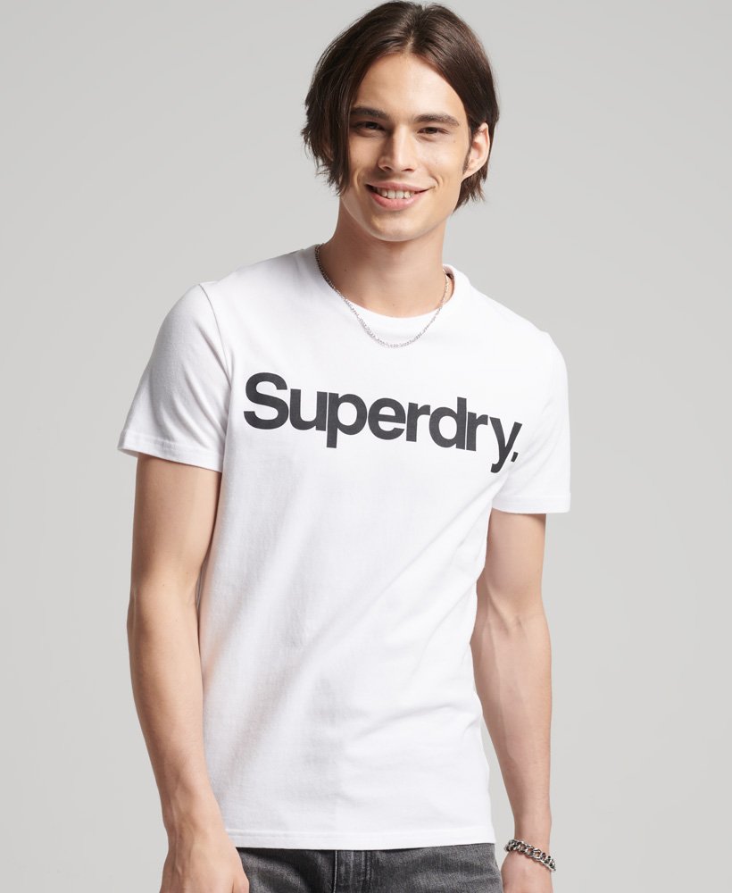 White Details about   Superdry Men's Mono EMB T-Shirt 
