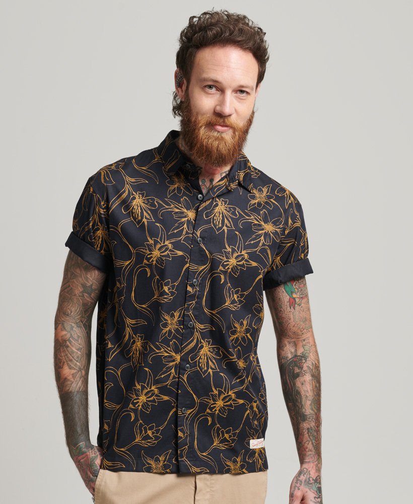 superdry navy hawaiian