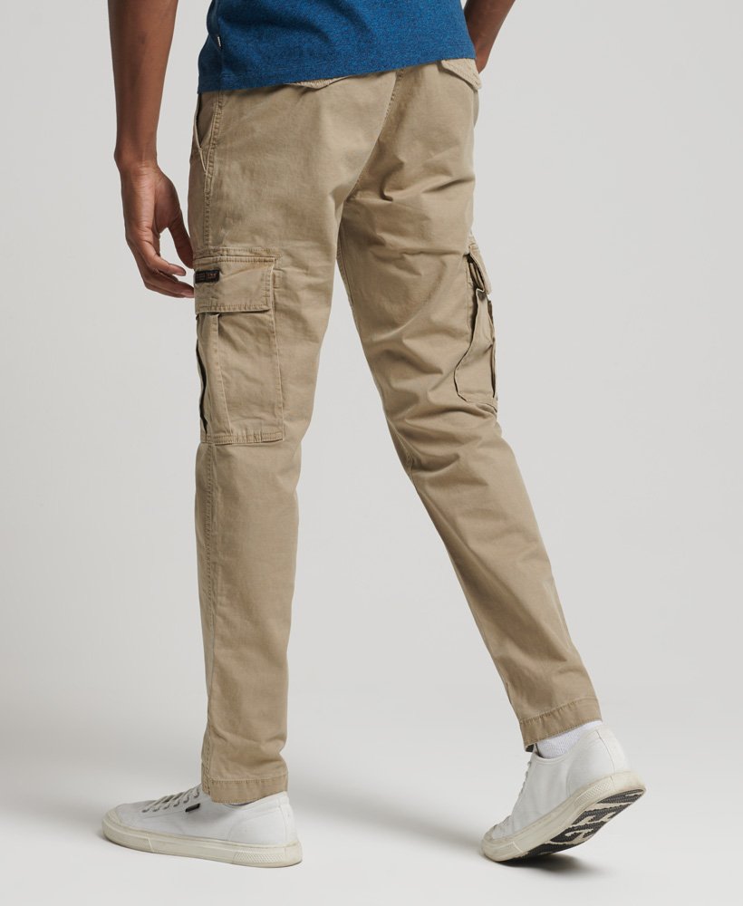 Mens - Organic Cotton Core Cargo Pants in Dress Beige