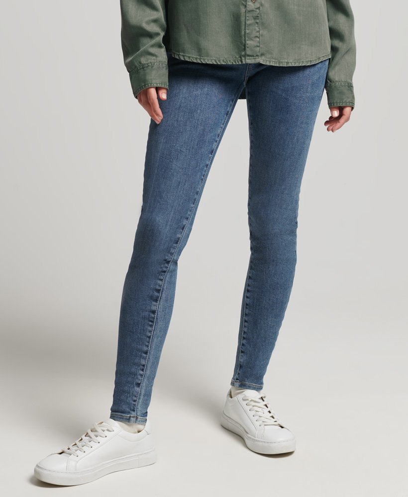 Mid Rise Skinny Jeans, Superdry White Jeans
