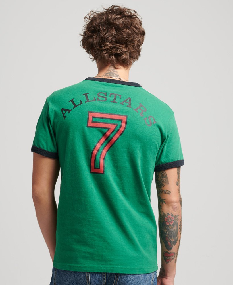 Superdry Ringspun Allstars Tp Vintage Re-issue T-shirt Green