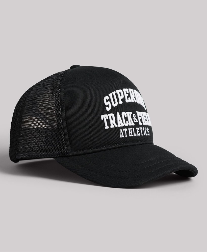massa spion groet Mens - Unisex Classic Trucker Cap in Black | Superdry